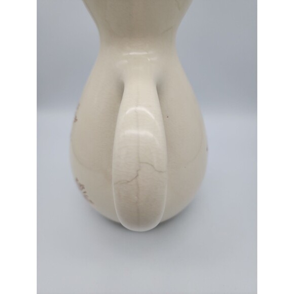 Ben Seibel Coffee Pot Pfaltzgraff COUNTRY-TIME Mid Century Rare Cream & Brown - Picture 10 of 12